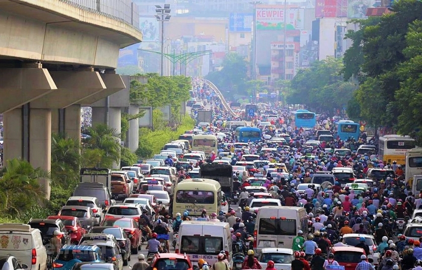 Phân luồng giao thông ra vào nội đô Hà Nội theo 6 hướng để giảm ùn tắc dịp Tết