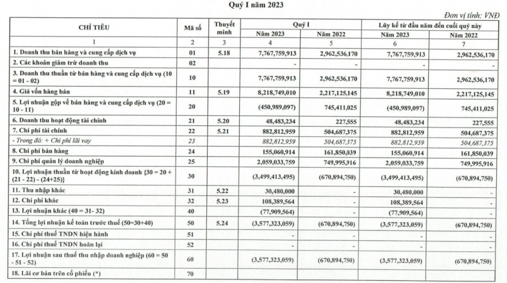 CPA tiếp tục báo lỗ sau khi 