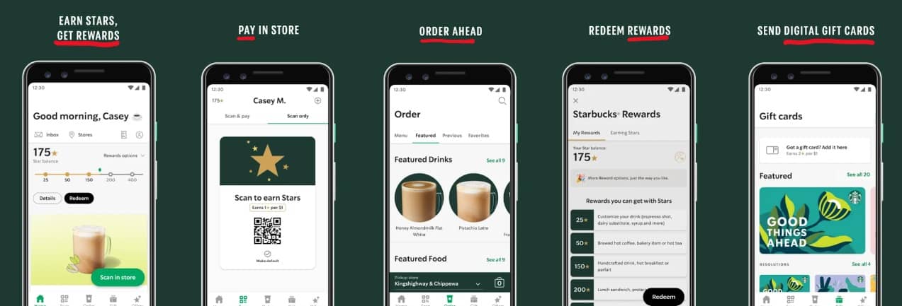 starbucks app features