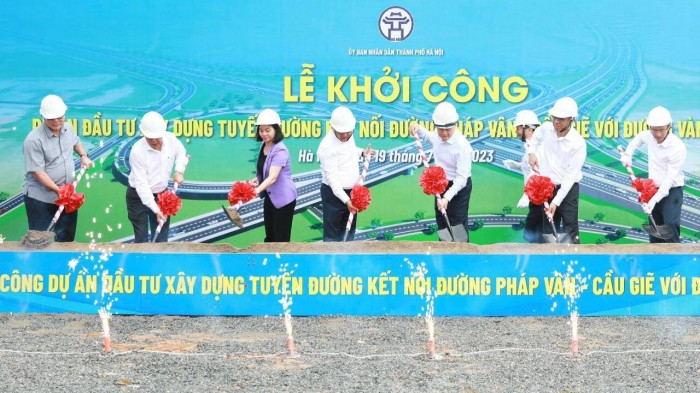 Hà Nội khởi công đường 3.200 tỷ xóa ùn tắc cao tốc Pháp Vân - Cầu Giẽ
