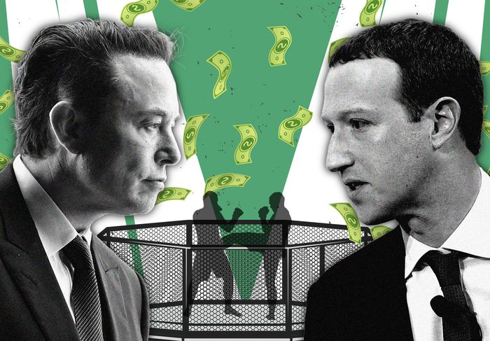 Trước thềm đấu võ, tài sản Elon Musk và Mark Zuckerberg “bốc hơi” gần chục tỷ USD sau 1 đêm