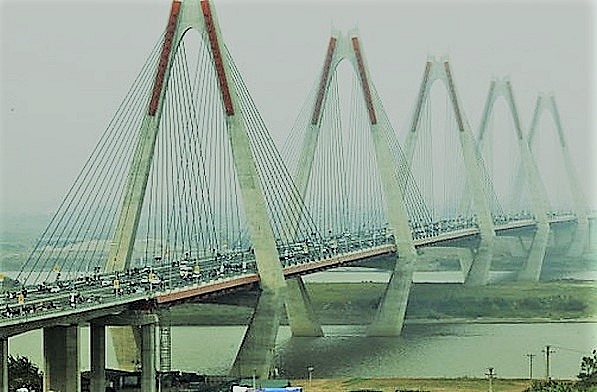 Cây cầu 13.000 tỷ hiếm có trên thế giới của Việt Nam: Là cầu thép dây văng 5 trụ tháp lớn nhất nước và đầu tiên của châu Á