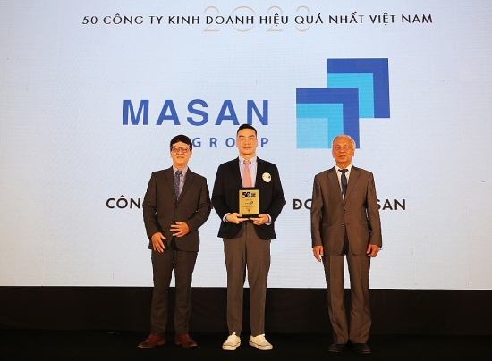 Tập đoàn Masan nhận “cú đúp” danh hiệu tại Lễ vinh danh “Top 50 Công ty kinh doanh hiệu quả nhất Việt Nam 2023”