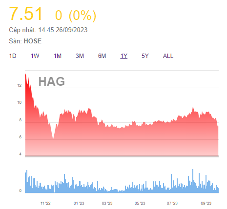 Hoàng Anh Gia Lai (HAG) sắp chào bán 130 triệu cổ phiếu với giá cao hơn 33% thị giá