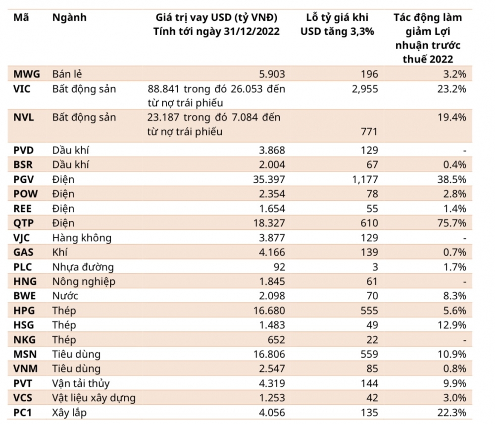 NVL, HPG và loạt doanh nghiệp vay USD đối mặt nỗi lo tỷ giá?