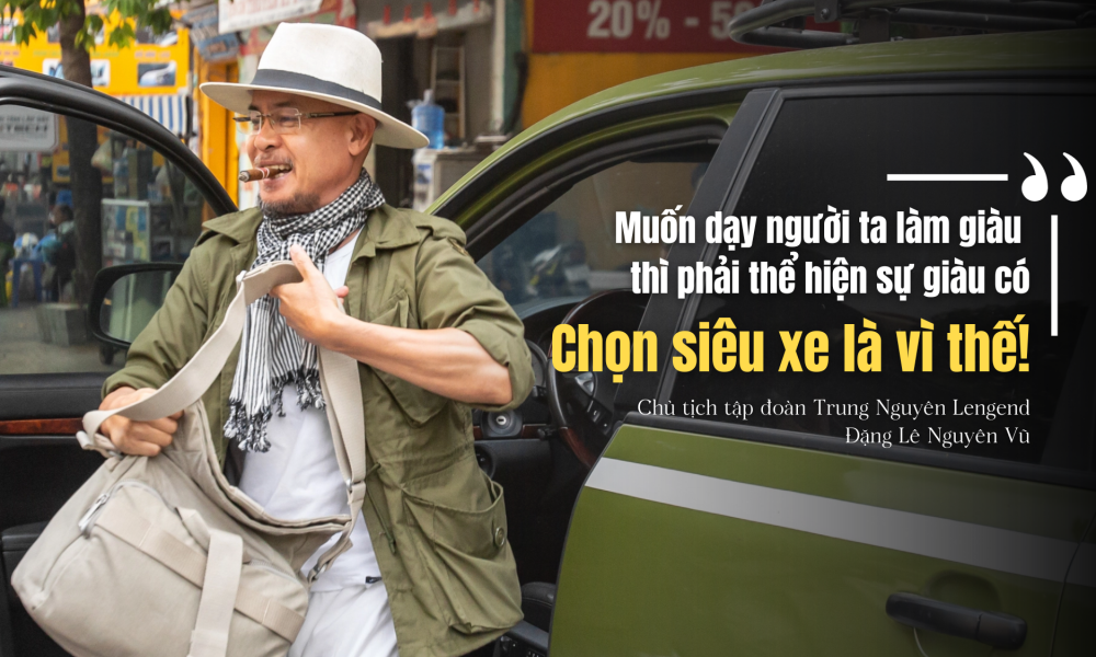 Chủ tịch Trung Nguyên Legend Đặng Lê Nguyên Vũ chi 500 tỷ 'làm giàu' cho 30 triệu thanh niên Việt Nam trong suốt 12 năm