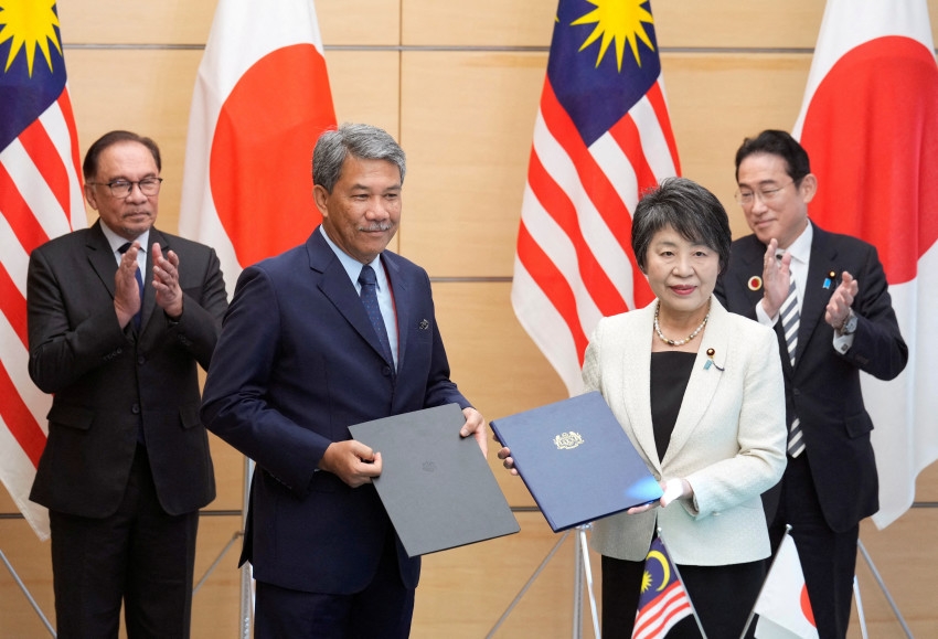 Nhật Bản và Malaysia ký thỏa thuận hỗ trợ an ninh hàng hải trị giá 400 triệu yên