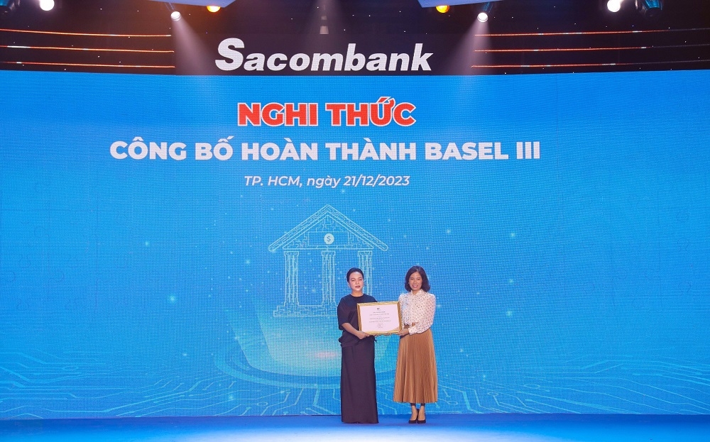 Sacombank (STB) báo lãi năm 2023 tăng 50% svck, thu hồi thêm được 7.000 tỷ nợ xấu