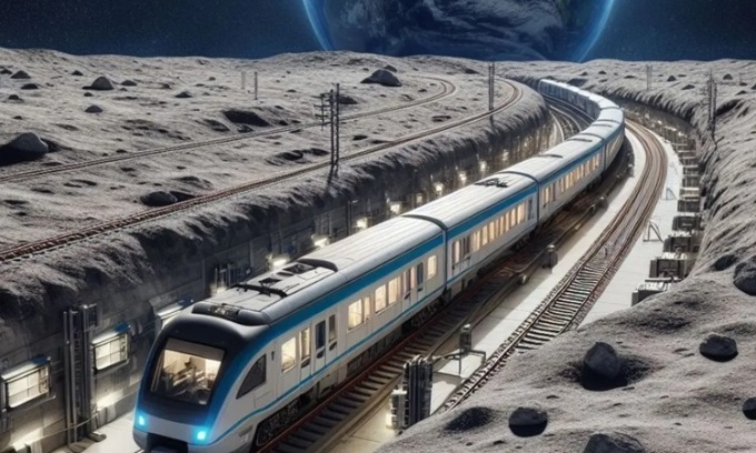 Siêu cường thế giới chuẩn bị xây tuyến đường sắt trên Mặt Trăng, tham vọng đưa con người lên vũ trụ như 'đi chợ'