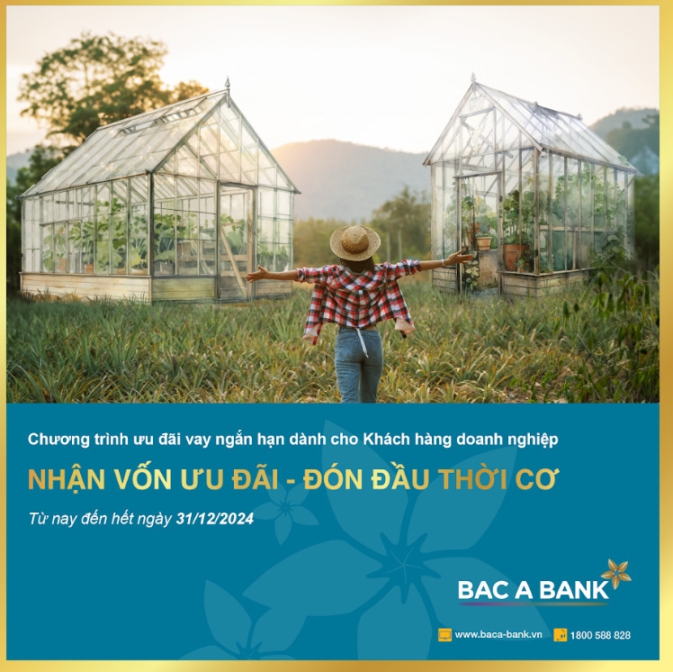 BAC A BANK ưu đãi lãi suất cho doanh nghiệp vay ngắn hạn