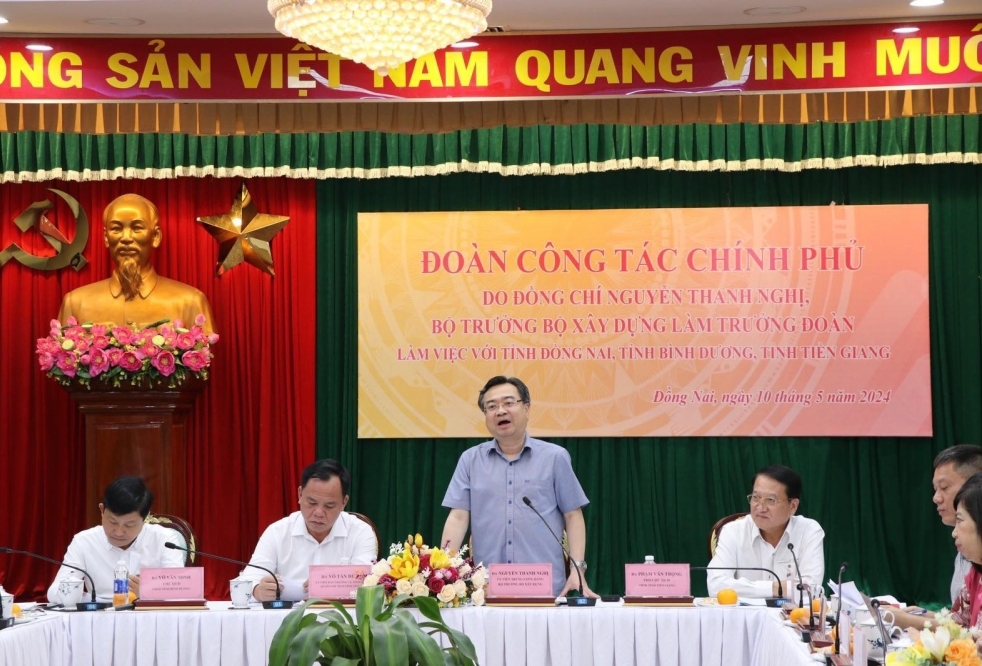 Đoàn công tác Chính phủ làm việc với tỉnh Đồng Nai, Bình Dương, Tiền Giang tháo gỡ khó khăn bất động sản