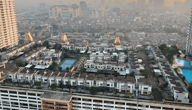 Láng giềng Việt Nam xây nhà trên sân thượng trung tâm thương mại để giải quyết vấn đề đất chật, giá thuê 46 triệu/tháng