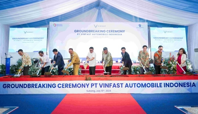 Vinfast (VFS) khởi công nhà máy lắp ráp xe điện tại Indonesia, tổng vốn đầu tư 200 triệu USD