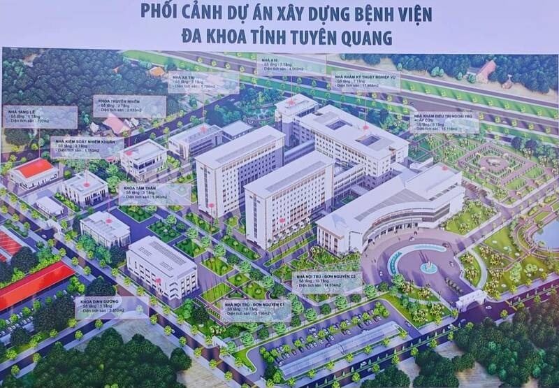 Bệnh viện đa khoa lớn nhất tỉnh ở Đông Bắc Bộ quy mô 1.000 giường bệnh dự kiến vận hành năm 2025
