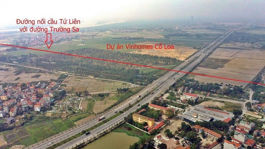 Vingroup (VIC) muốn tham gia xây dựng cầu Tứ Liên - dự án nâng tầm giá trị cho Vinhomes Cổ Loa