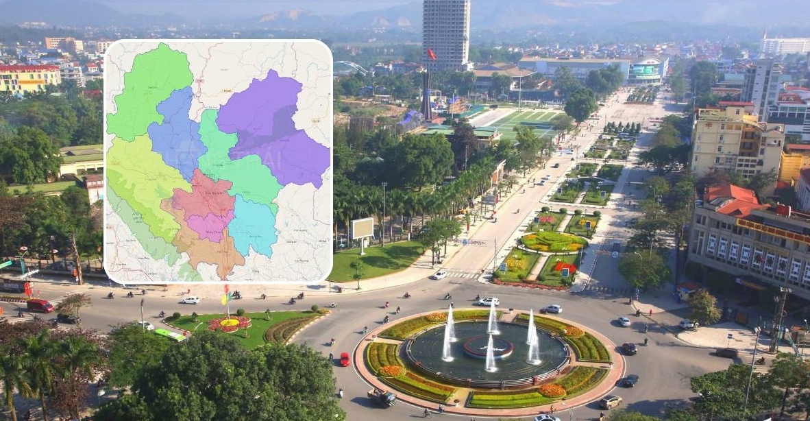 Tỉnh duy nhất ở Trung du miền núi Bắc Bộ sẽ lên TP trực thuộc Trung ương sắp có 6 huyện và 3 TP sau khi sáp nhập