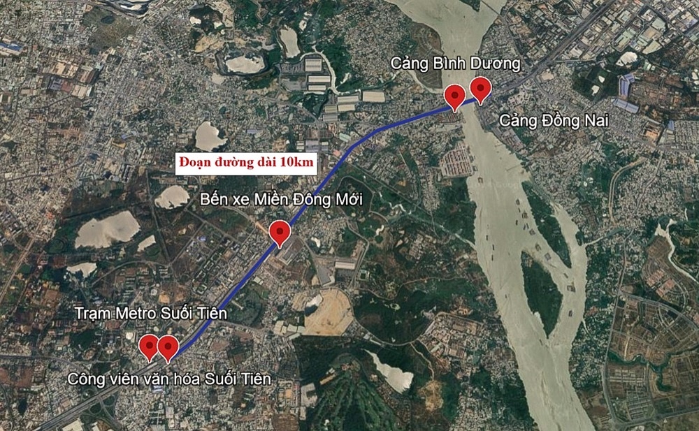Đông Nam Bộ có đoạn đường 10km qua 3 tỉnh thành giàu nhất cả nước, dọc tuyến là loạt công trình quan trọng của khu vực
