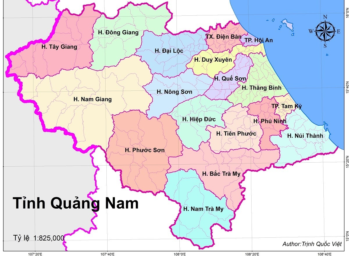 Quảng Nam có thay đổi lớn về đơn vị hành chính từ ngày 1/1/2025