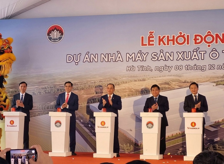 Vingroup chính thức khởi động dự án nhà máy sản xuất ô tô điện VinFast quy mô 7.300 tỷ đồng