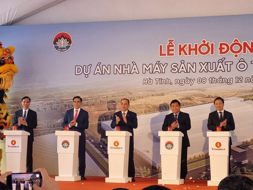 Vingroup chính thức khởi động dự án nhà máy sản xuất ô tô điện VinFast quy mô 7.300 tỷ đồng