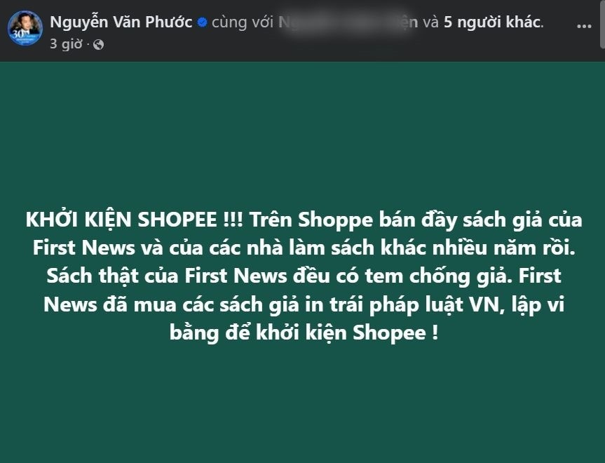Shopee bị kiện bán sách giả, sách lậu