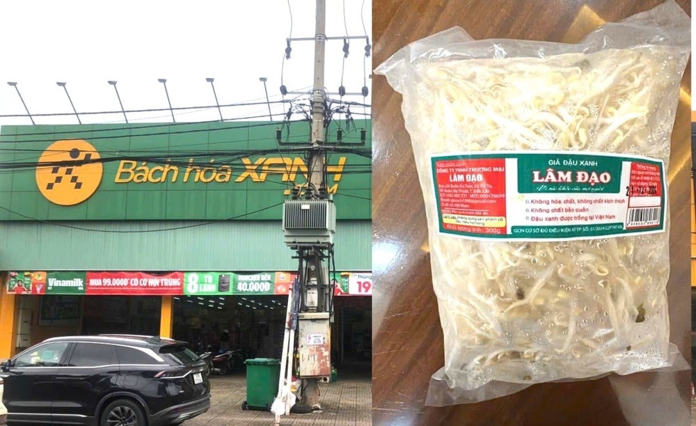 Báo cáo kết quả kiểm nghiệm giá đỗ tại chuỗi Bách Hóa Xanh thuộc Thế giới Di động (MWG)