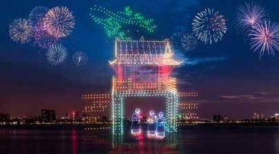 Ngay đêm giao thừa, Hà Nội sẽ phá kỷ lục Guinness với màn trình diễn drone hỏa thuật lớn nhất hành tinh