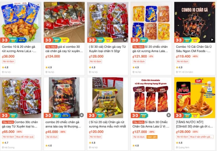 Chân gà ăn liền Made in Việt Nam 'lên ngôi', liệu có đủ sức đánh bật được hàng trôi nổi kém chất lượng?