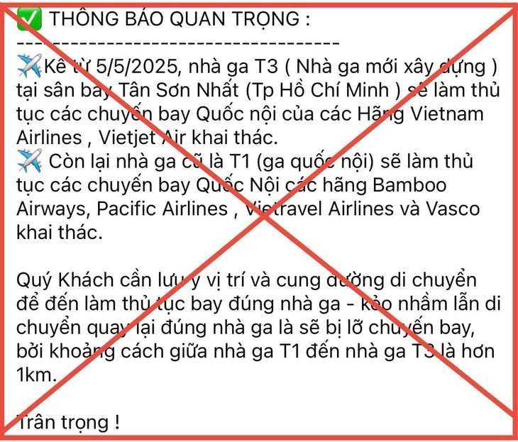 Đại diện sân bay Tân Sơn Nhất bác tin đồn nhà ga gần 11.000 tỷ đi vào hoạt động trong tháng 5