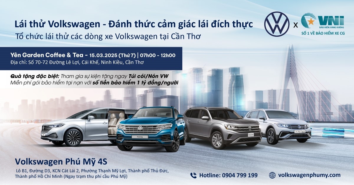 Lái thử Volkswagen - đánh thức cảm giác lái đích thực