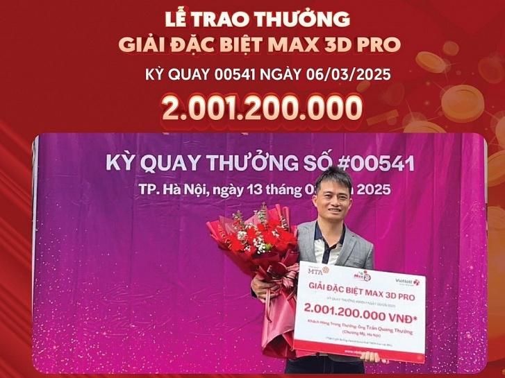 Vietlott công khai danh tính khách hàng trúng 2 tỷ đồng nhờ 'số cuối của tờ tiền lẻ sau khi đi chợ về'