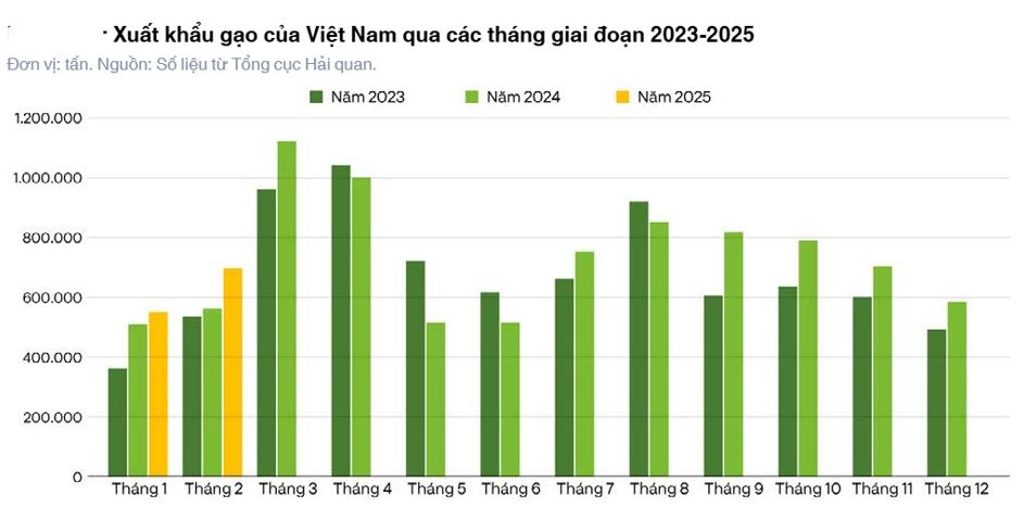 Triển vọng thị trường gạo Việt Nam năm 2025