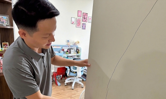 Hé lộ chủ đầu tư dự án chung cư tại TP. HCM có 300 căn hộ bị nứt do động đất