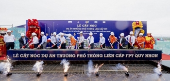 FPT cất nóc dự án tổ hợp giáo dục hơn 23.000m2 tại Bình Định
