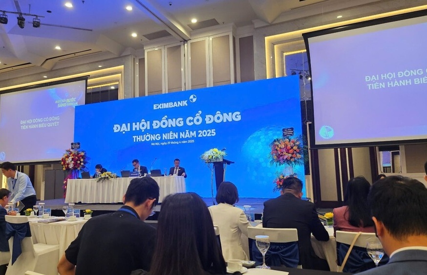 ĐHĐCĐ Eximbank: Mục tiêu lợi nhuận tăng 24%, không chia cổ tức năm 2024, khóa room ngoại ở mức 6%