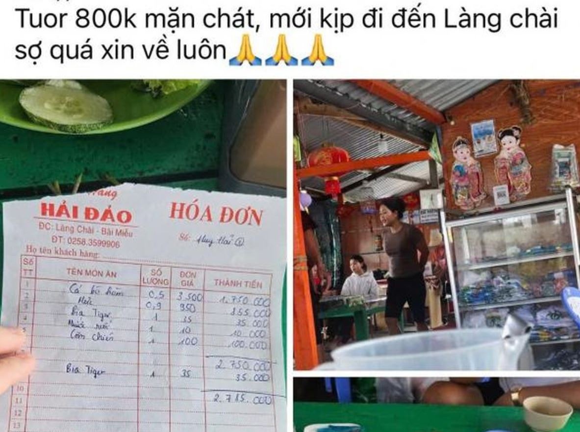 Đi tour 800 nghìn, du khách Nha Trang 'tá hoả' khi ăn 1 bữa hết gần 3 triệu