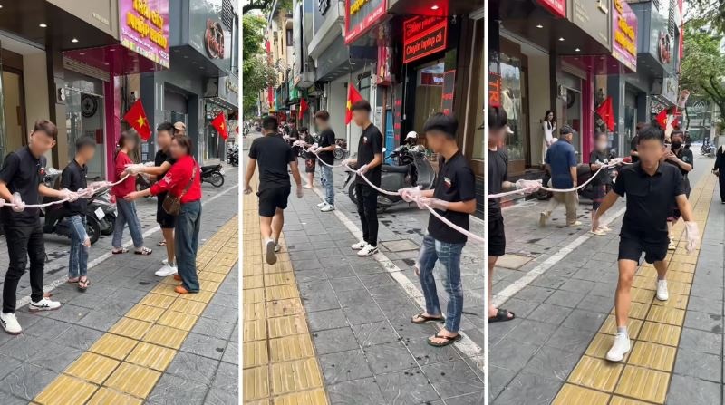 Hà Nội kiểm tra cơ sở kinh doanh đăng video khoe cỗ lòng se điếu dài 40 mét