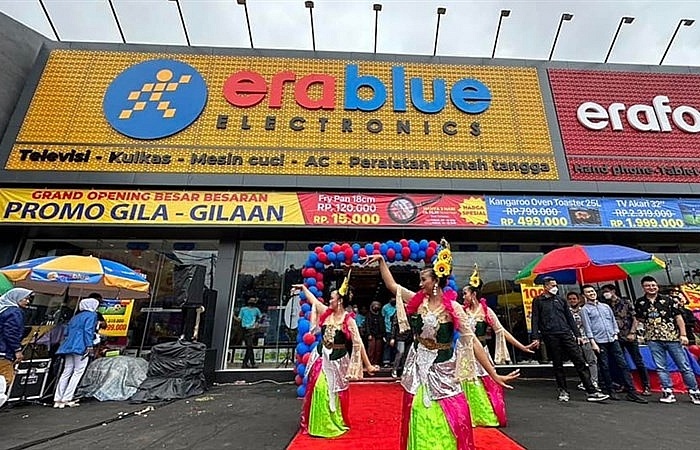 EraBlue của Thế giới Di động (MWG) chính thức cán mốc 100 cửa hàng tại Indonesia, thời gian tới dự thu 1 tỷ USD
