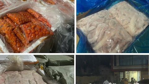 Hà Nội: Phát hiện hơn 7 tấn trứng non, nầm lợn không rõ nguồn gốc ở Thanh Trì