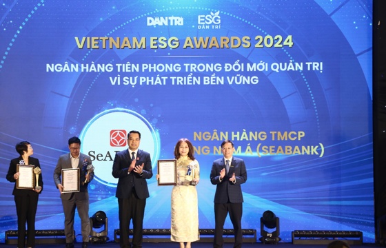 SeABank được vinh danh 'Ngân hàng tiên phong trong đổi mới quản trị vì sự phát triển bền vững' tại Vietnam ESG Awards