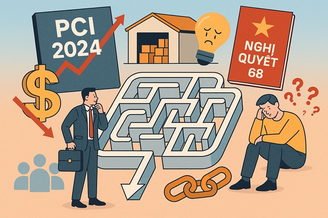 5 khó khăn lớn nhất của doanh nghiệp tư nhân: PCI 2024 'vạch mặt', Nghị quyết 68 kê đơn