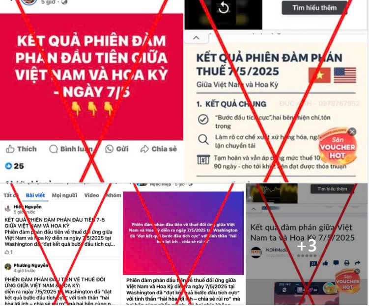 Bộ Công Thương đính chính tin đồn lan truyền trên mạng về kết quả phiên đàm phán thuế giữa Việt Nam và Hoa Kỳ