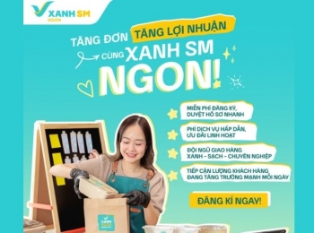 Thành công dẫn đầu thị trường taxi, Xanh SM vừa chính thức ra mắt nền tảng giao đồ ăn bằng xe điện đầu tiên