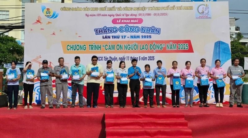 Dành tặng 15 tỷ đồng để 'cảm ơn người lao động' tại KCN TP Hồ Chí Minh
