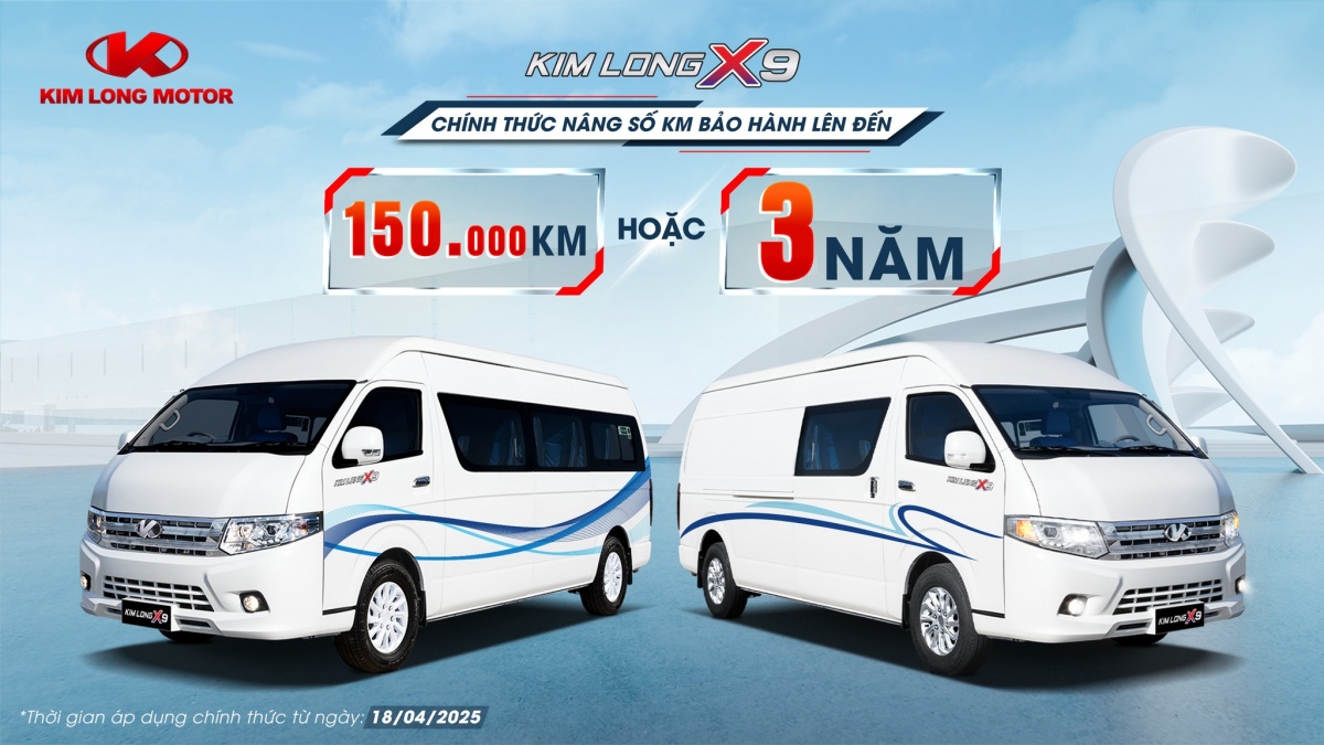 Hãng xe Việt Kim Long Motor bất ngờ nâng mức bảo hành khủng, tăng sức cạnh tranh trên thị trường xe Việt