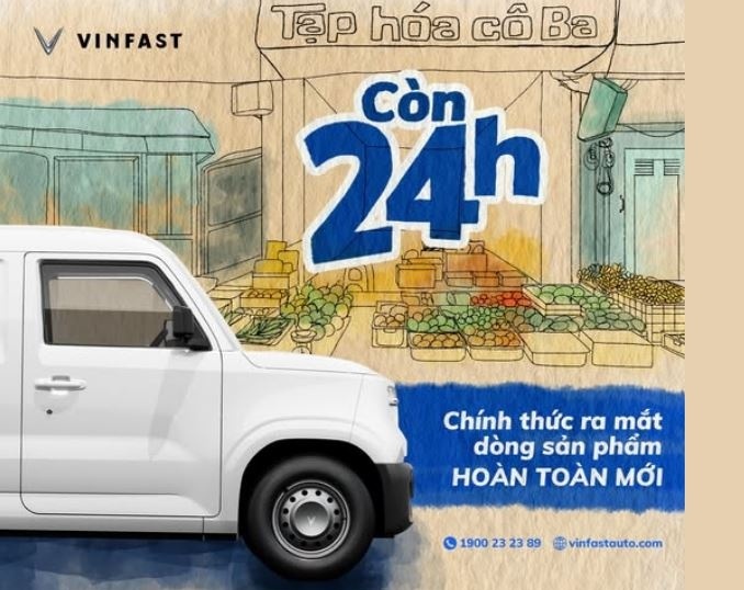 VinFast bất ngờ hé lộ hình ảnh đầu tiên về một mẫu xe điện hoàn toàn mới