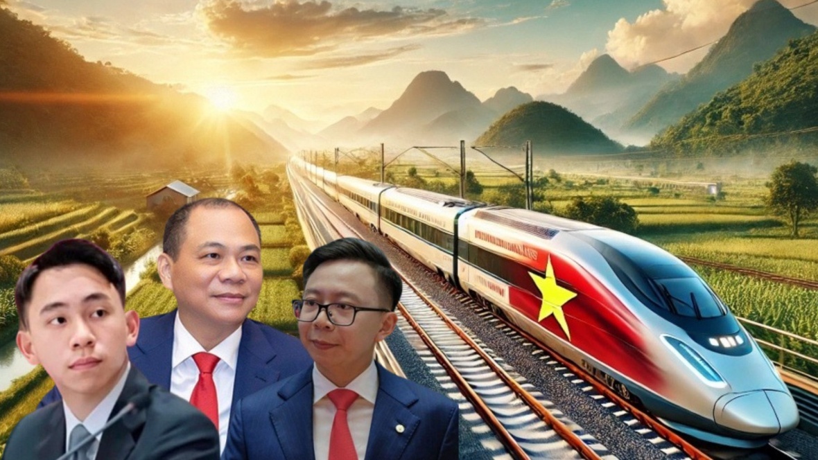 Hai con trai ông Phạm Nhật Vượng góp vốn vào doanh nghiệp nghìn tỷ vừa đăng ký làm đường sắt cao tốc Bắc – Nam