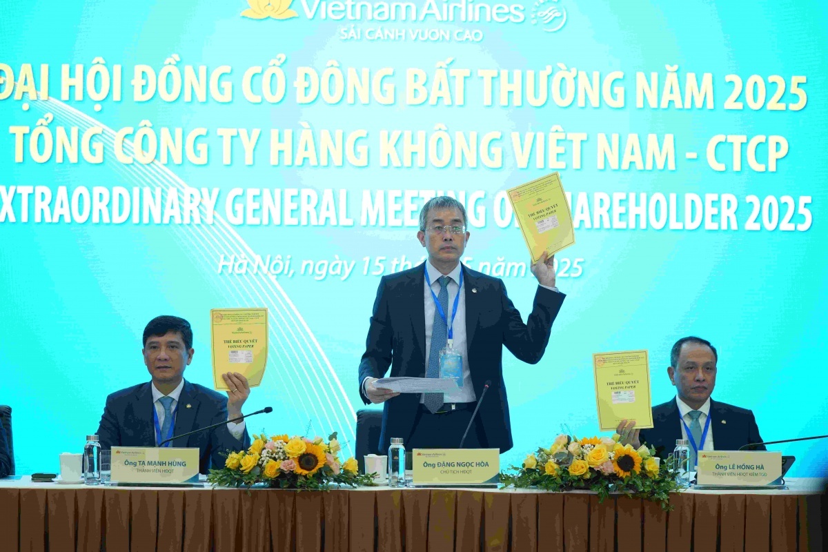 ĐHĐCĐ Vietnam Airlines (HVN): Chốt tăng vốn điều lệ thêm 9.000 tỷ đồng và mua 50 máy bay thân hẹp