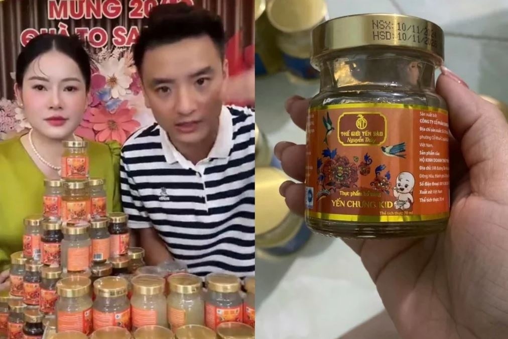 Yến sào 13.000 đồng/hũ được quảng cáo có 35% tổ yến nguyên chất của TikToker Quyền Leo Daily gây xôn xao mạng xã hội