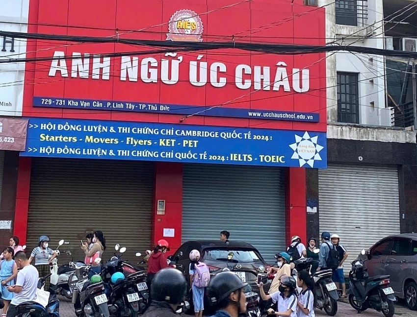 Trung tâm Anh ngữ thu tiền rồi đột ngột đóng cửa, Giám đốc mất tích, hàng trăm phụ huynh hoang mang